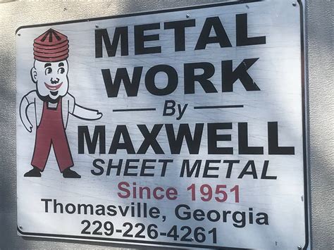 maxwell sheet metal thomasville ga|MAXWELL SHEET METAL WORKS, INC. in Thomasville, GA.